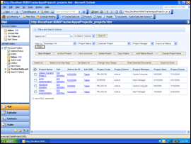 Project portfolio view